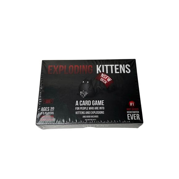 Exploding Kittens NSFW Edition Box Card Game NEW Party - Picture 1 of 3